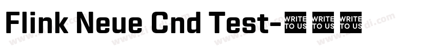 Flink Neue Cnd Test字体转换 Flink Neue Cnd Test字体转换